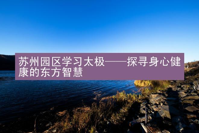 苏州园区学习太极——探寻身心健康的东方智慧