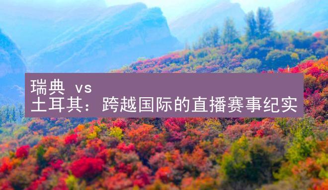 瑞典 vs 土耳其：跨越国际的直播赛事纪实